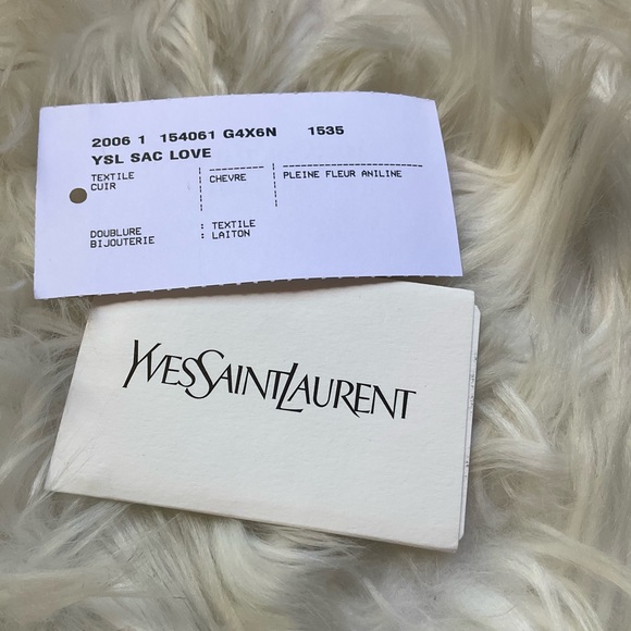 YVES SAINT LAURENT
Leather Heart Embellished Canvas Tote Bag - Picture 10 of 12